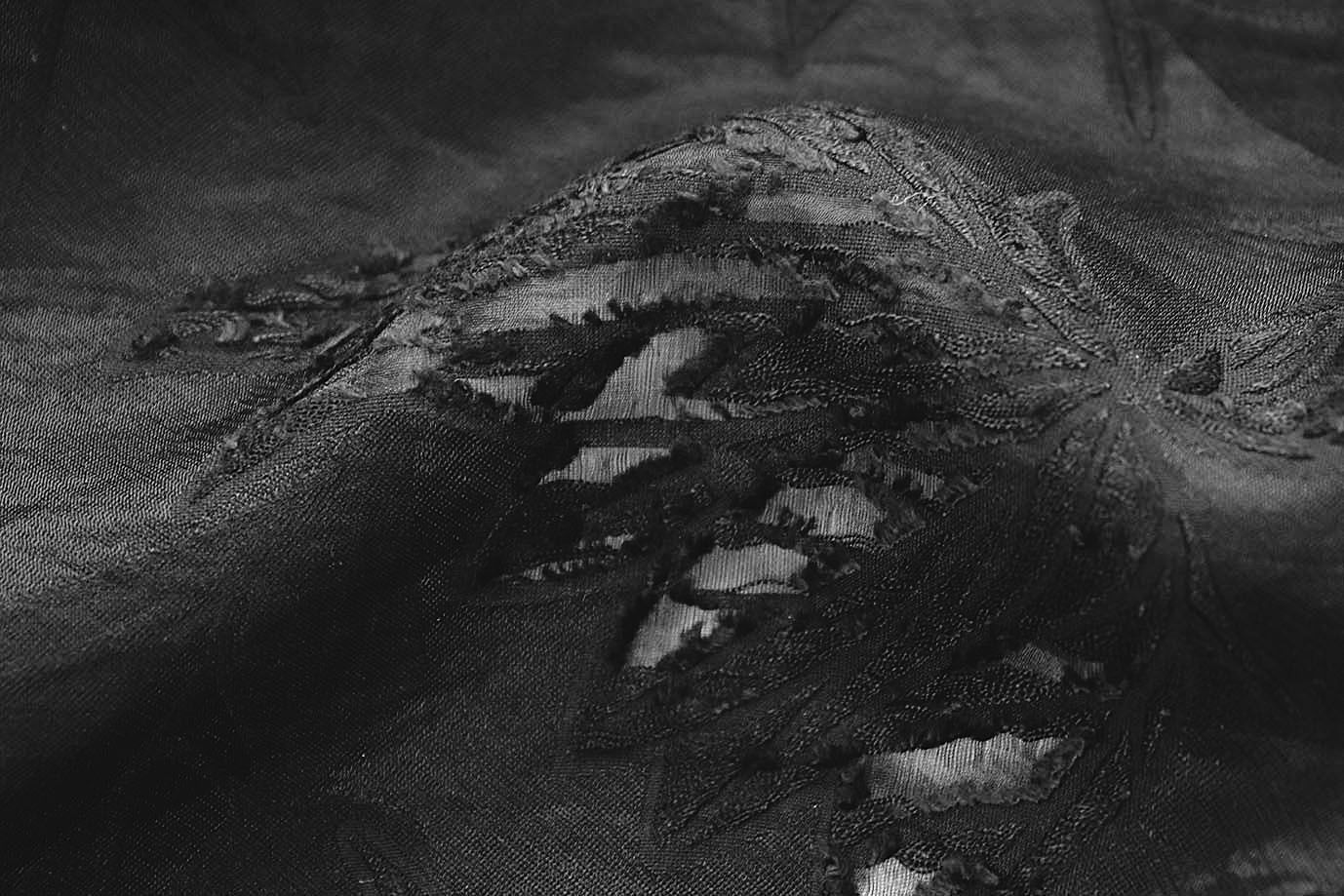 Блузочная ткань жаккард/черный 4030-PY/D#1/C#2