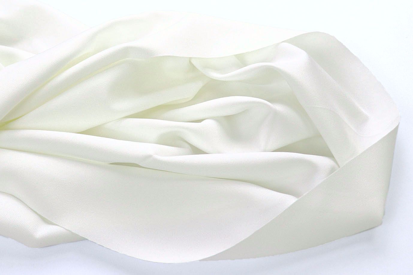 Костюмная ткань "Барби" стрейч/молочный 4210-PY/C#2