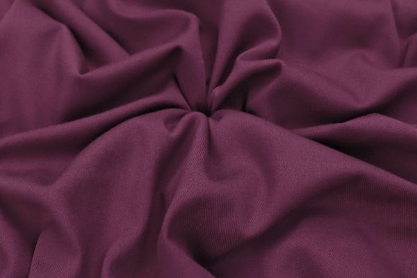 Штапель твил стрейч/бордовый 2722-PY/C#8