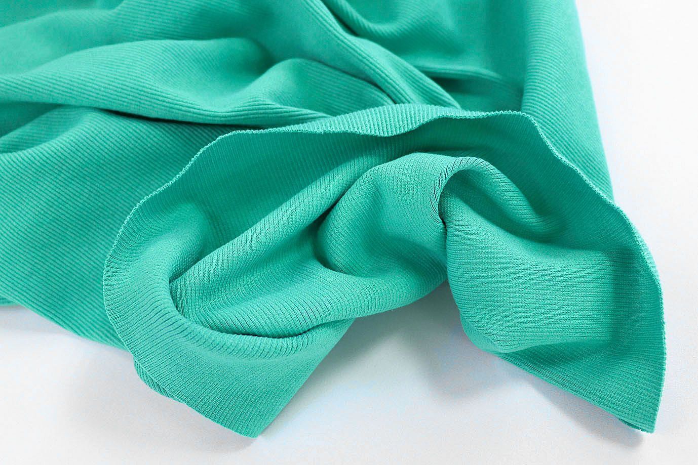 Трикотаж "Рибана"/бирюзовый AMA-P-22/C#37