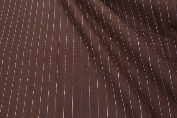 Костюмная ткань жаккард/полоска коричневая 3293-22-PY/D#39-2021/C#3