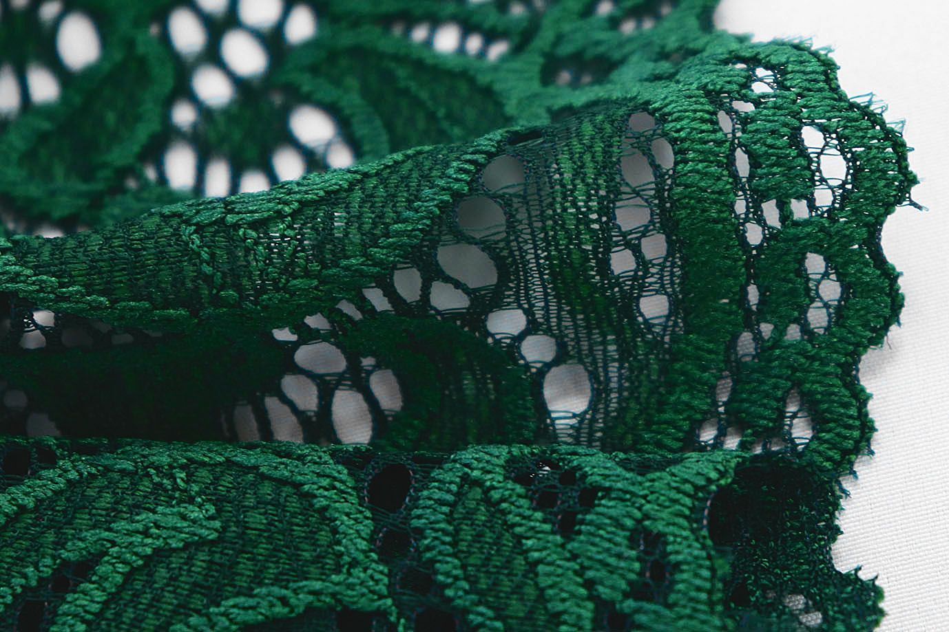 Гипюр "Фестон"/зеленый 1366-PY/C#4