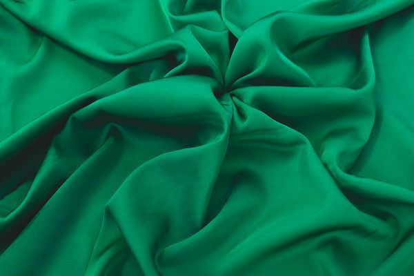Шелк сатин/зеленый 7332/C#7
