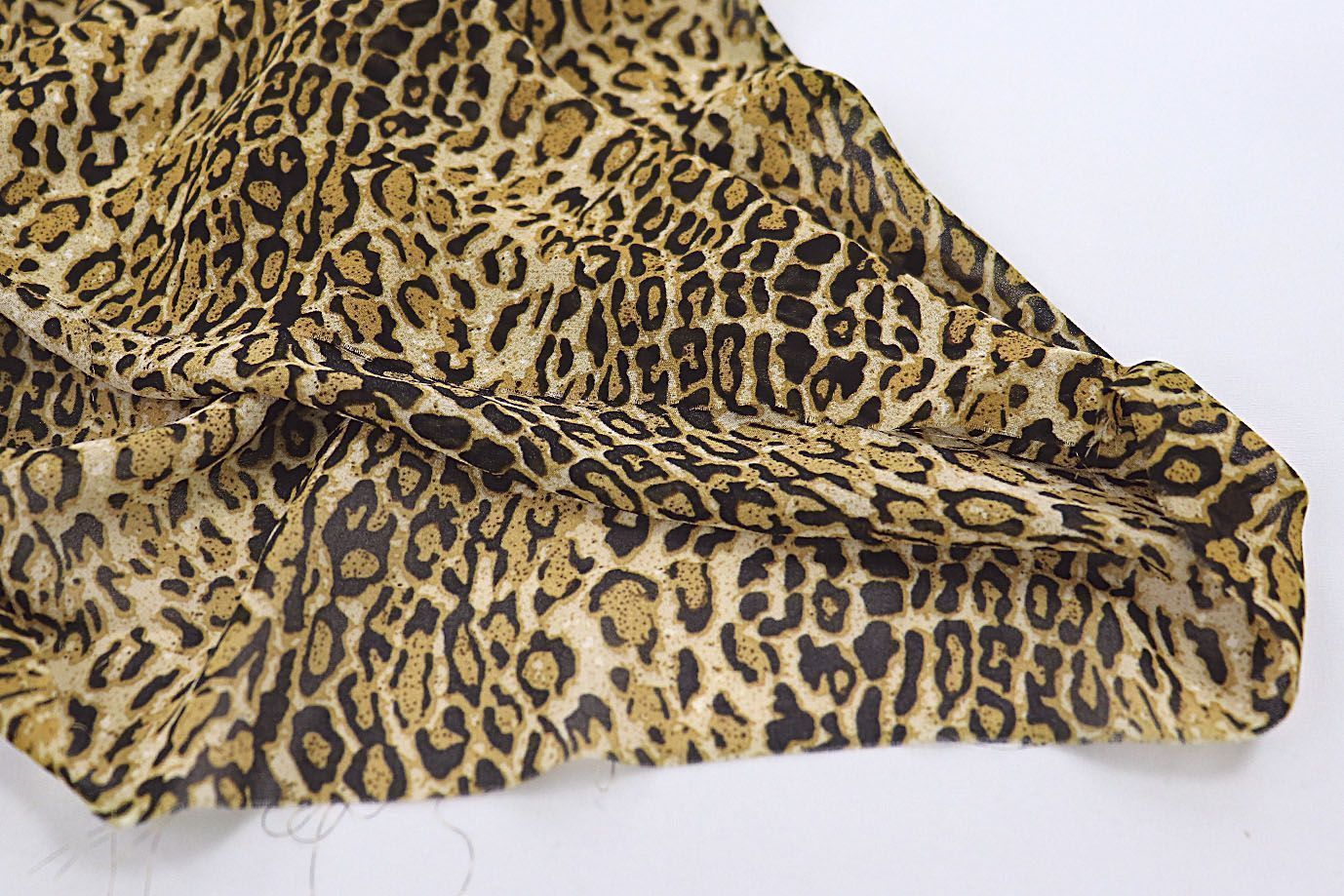 Шифон принт/леопард черно-песочно-белый 3722-PY/D#4/C#1