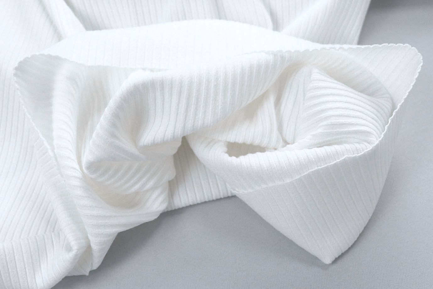 Трикотаж "Рибана"/молочный 4041-PY/C#2