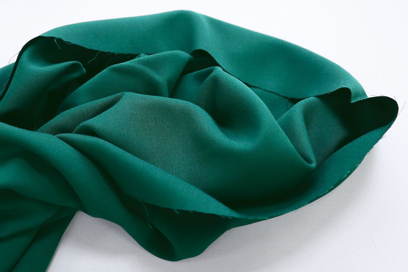 Штапель твил/изумрудный 3889-PY/C#7