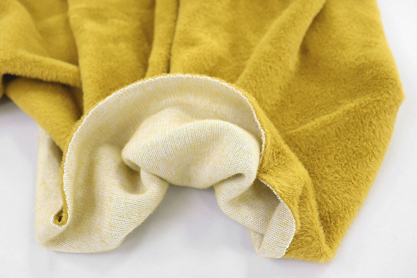 Искусственный мех "Альпака"/желтый 3524-PY/C#8