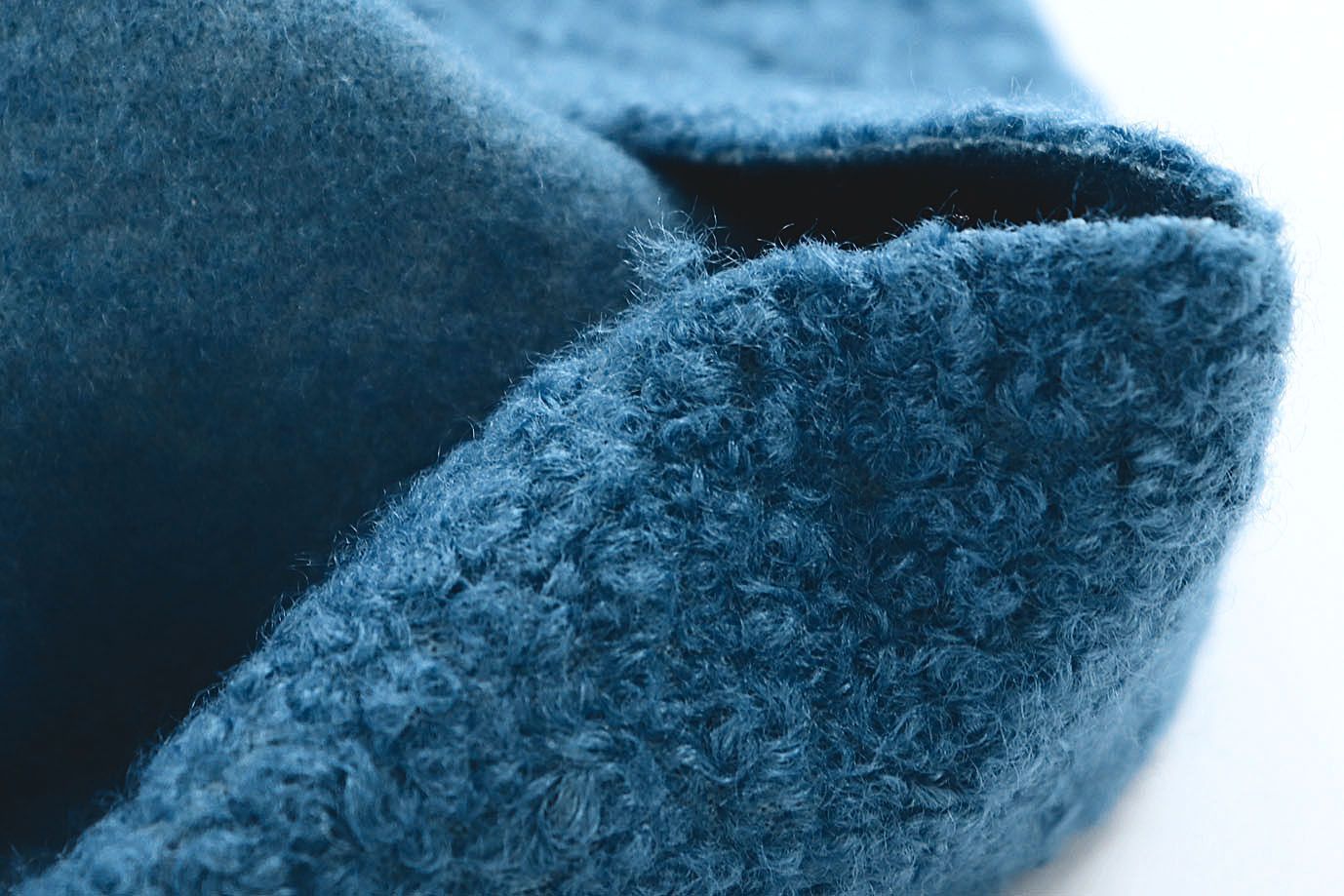 Пальтовая ткань "Барашек"/лазурно-синий DT-15972/C#9