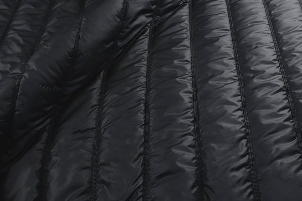 Ткань простеганная "Узор" +CC200 10 см/черный 7253/D#155/C#9