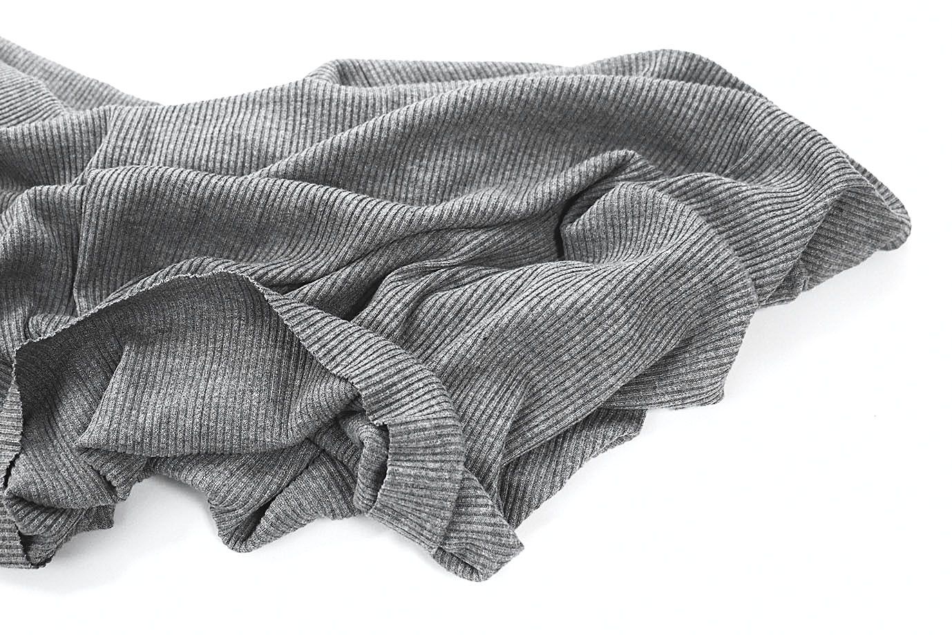 Трикотаж "Лапша"/темно-серый 3507-PY/C#7