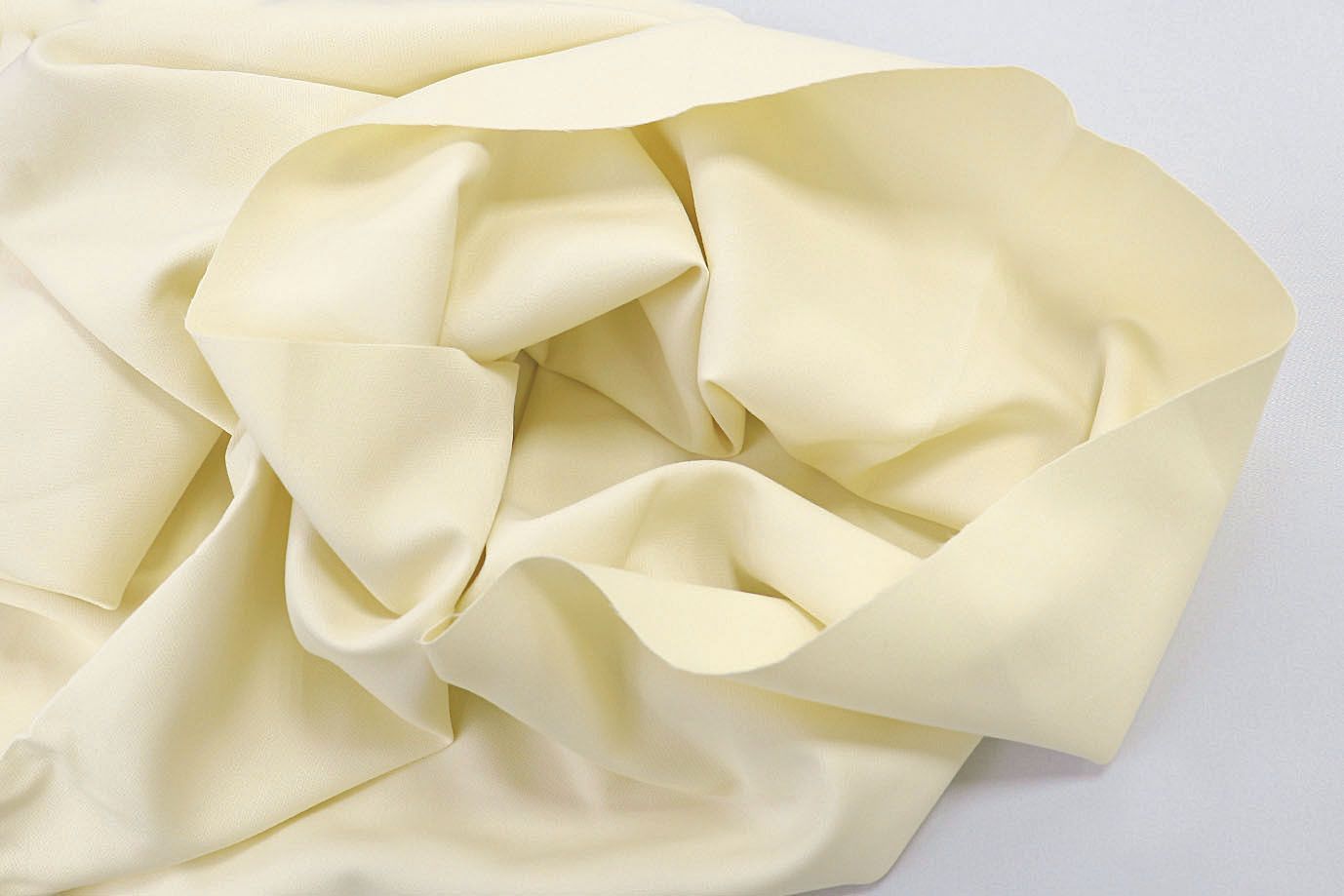 Костюмная ткань "Барби" стрейч/сливочный 4016-PY/C#3