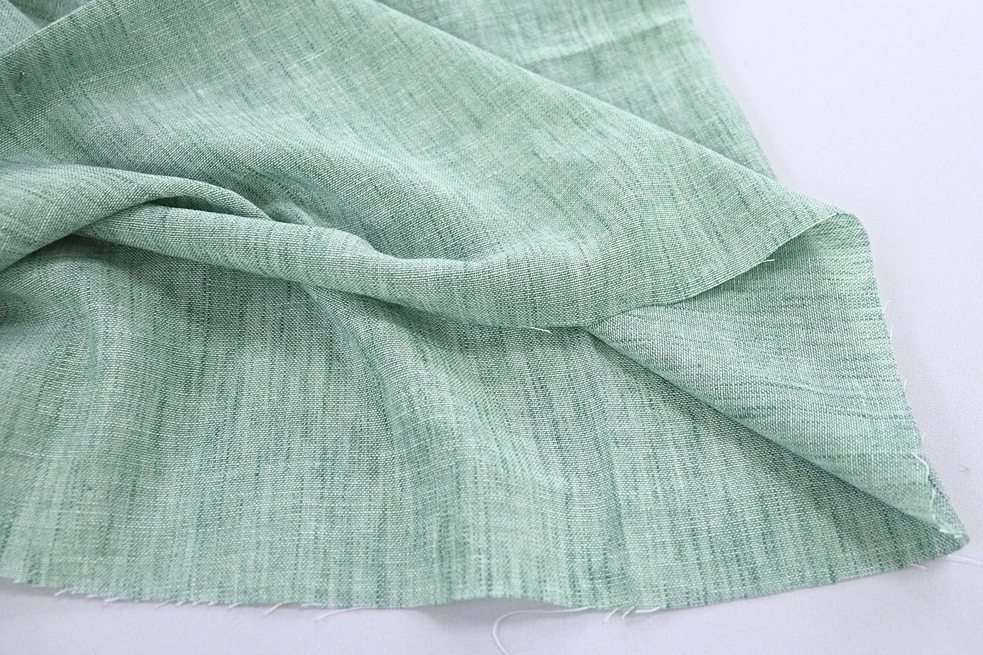 Лен меланж/мятный 3818-PY/C#1