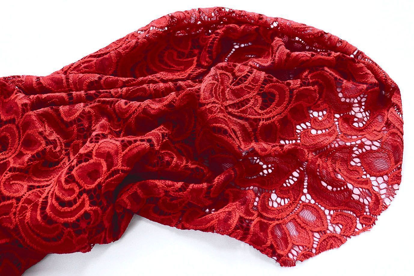 Гипюр "Фестон"/красный 1441-PY/C#7