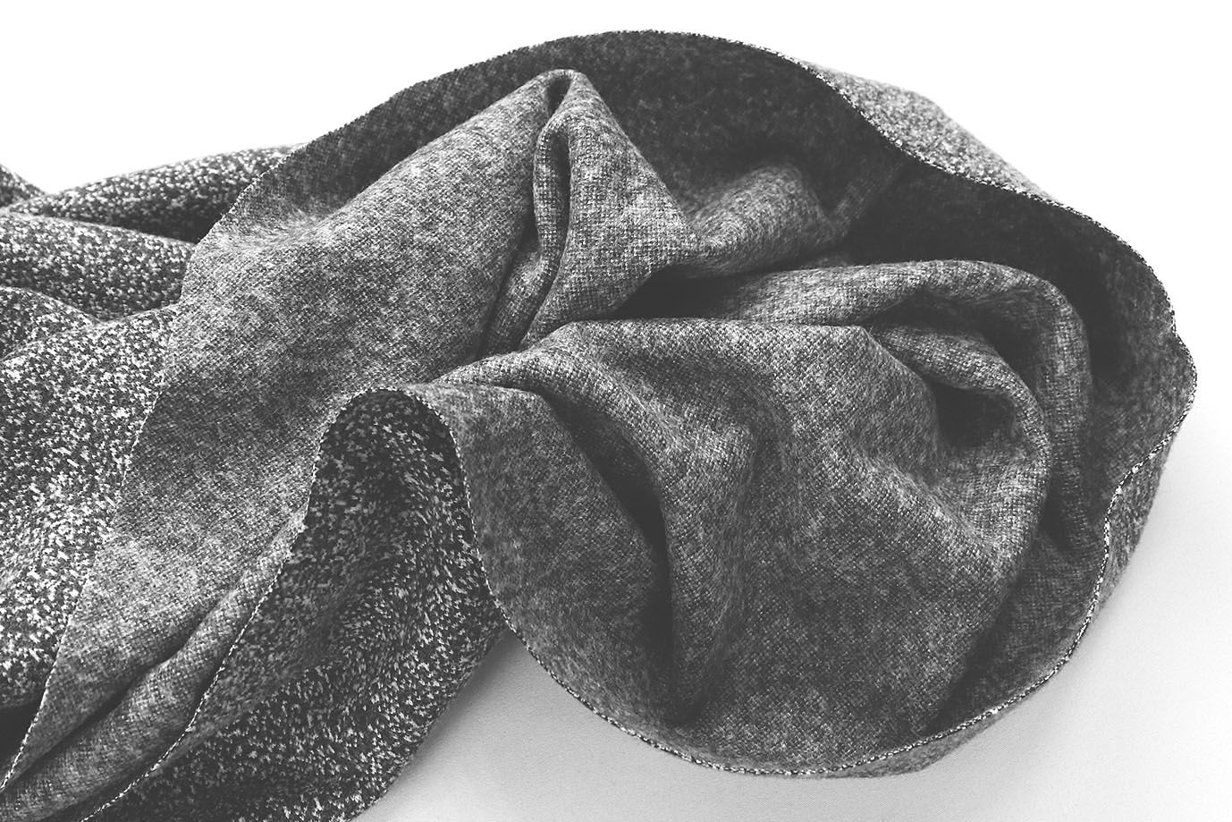 Пальтовый трикотаж принт/черно-белый 1407-PY/D#3/C#1