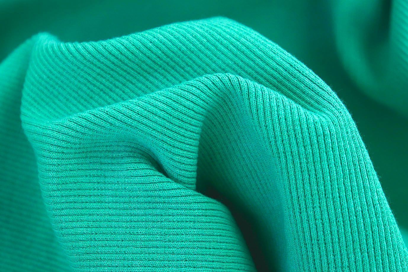 Трикотаж "Рибана"/бирюзовый AMA-P-22/C#37