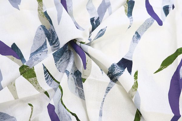 Лен принт/сине-зеленый на белом 3859-PY/D#3/C#1