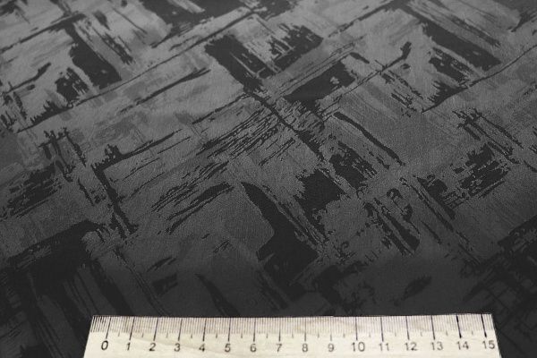 Сатин "Пандора" жаккард/черный 4025-PY/D#2/C#5