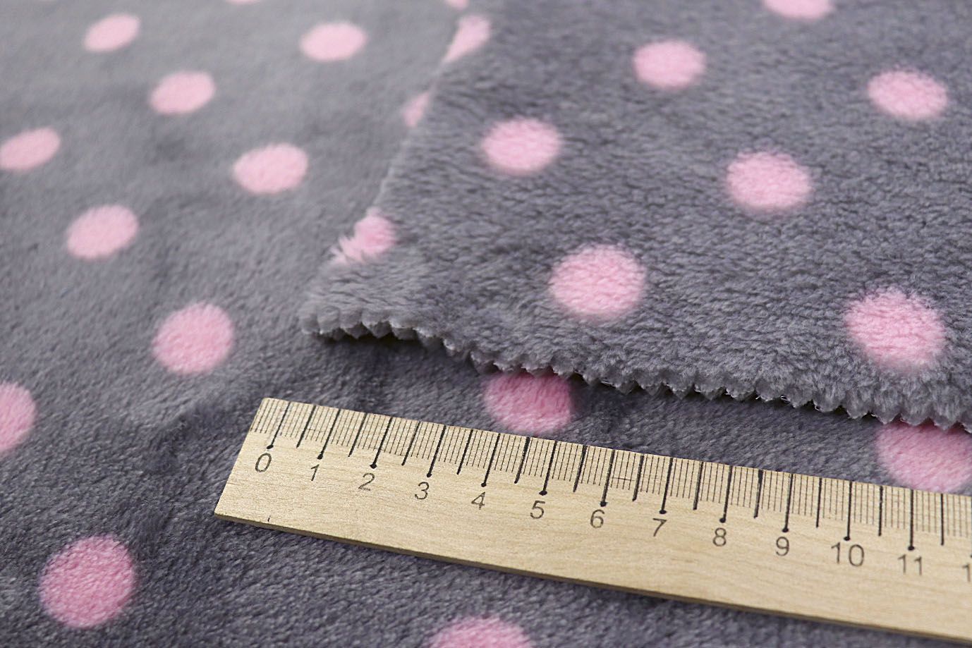 Велсофт принт/горох розовый на сером AP221208110/D#222-FLA280YH/C#Y18021251-6