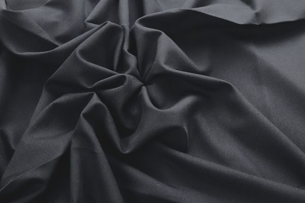 Костюмная ткань "Лиза"/черный 4185-PY/C#8