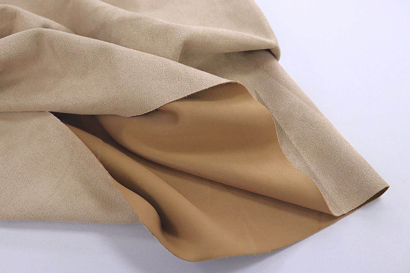 Замша на дайвинге/капучино 1408-PY/C#2