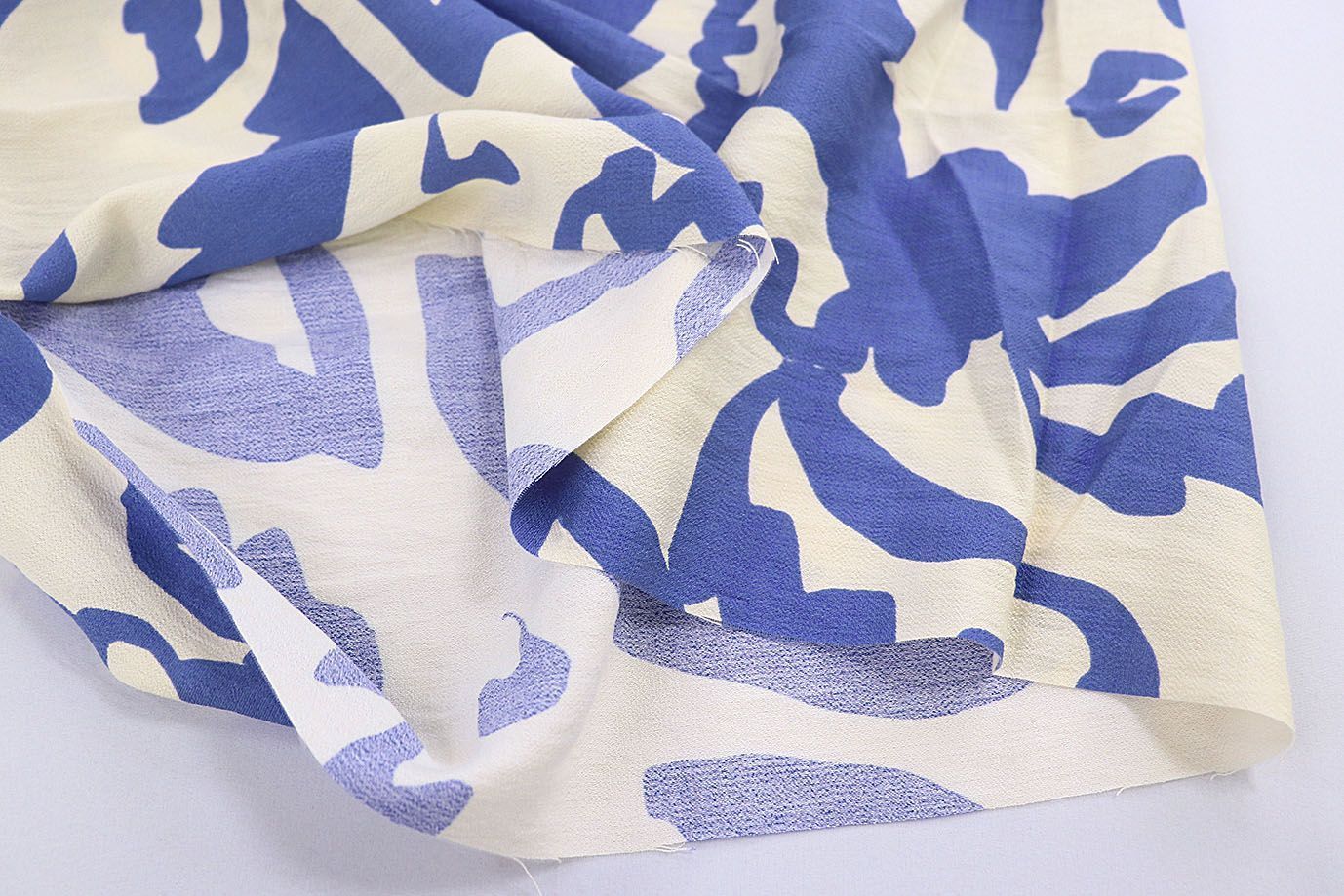 Лен БОХО принт/бело-фиолетовый 3815-PY/D#5/C#4