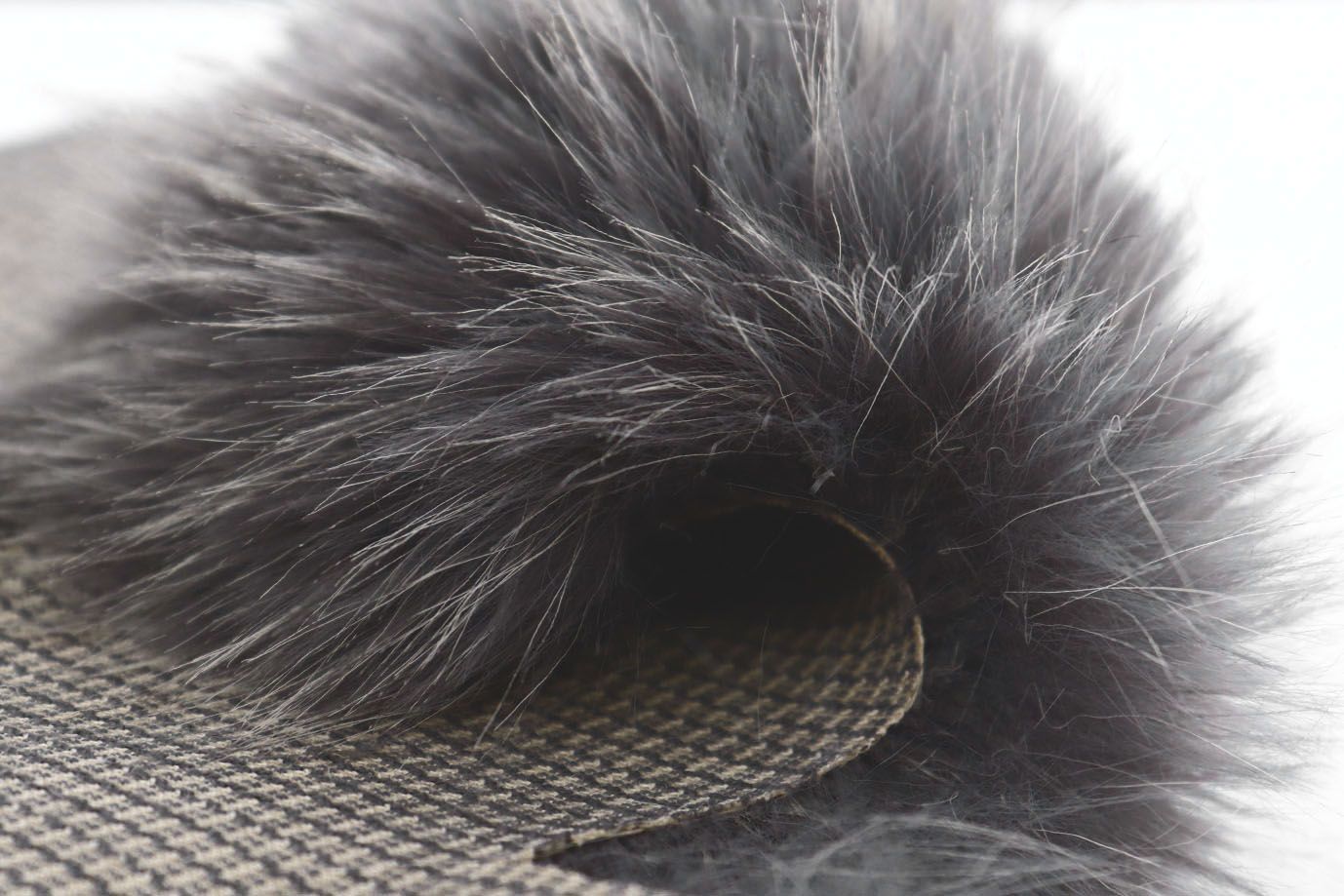 Искусственный мех "Лисица"/темно-серый 1683-W5F1093/C#т.серый