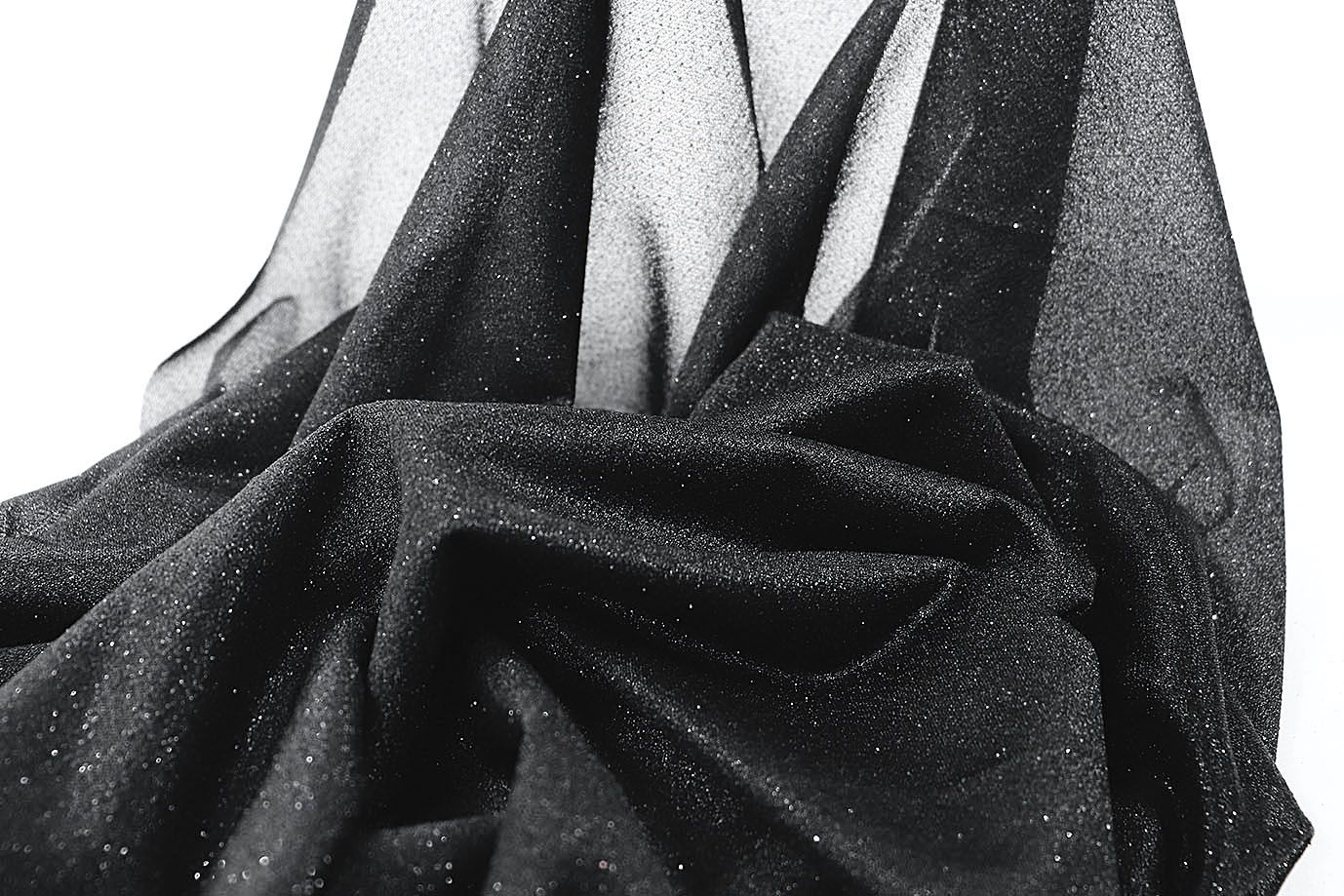 Сетка с люрексом/черный 1330-PY/C#1