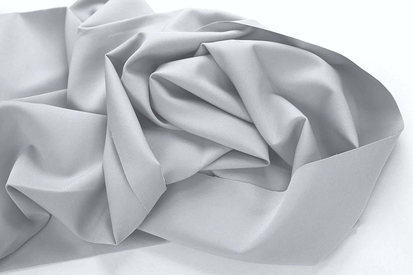 Костюмная ткань "Барби" стрейч/светло-серый 4186-PY/C#5