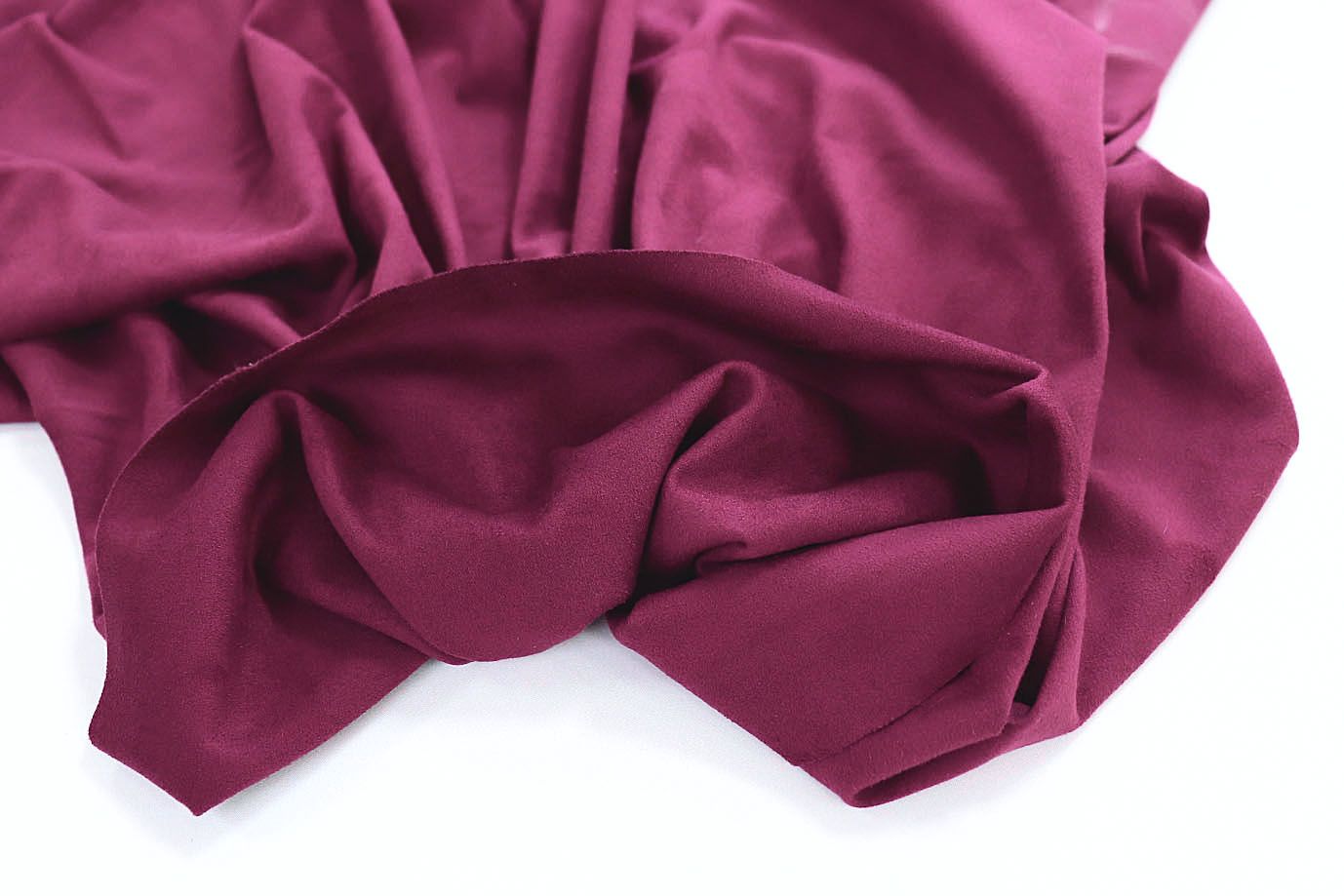 Замша двусторонняя/вишневый 3551-PY/C#12