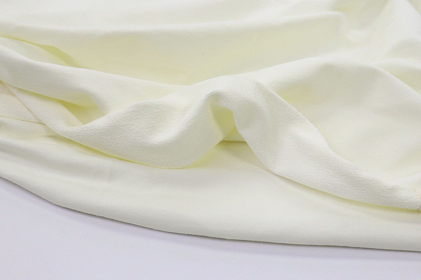 Трикотаж футер 2х нитка/сливки 0246/C#сливки 11-0103TPX