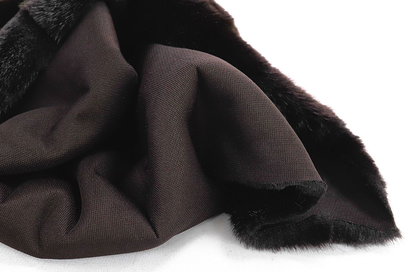 Искусственный мех "Норка"/темно-коричневый 1097-A4028/C#5 (50101)