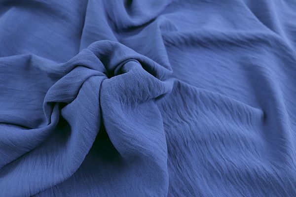 Блузочная ткань "CEY Манго"/синий 2531/C#05 Sea Blue