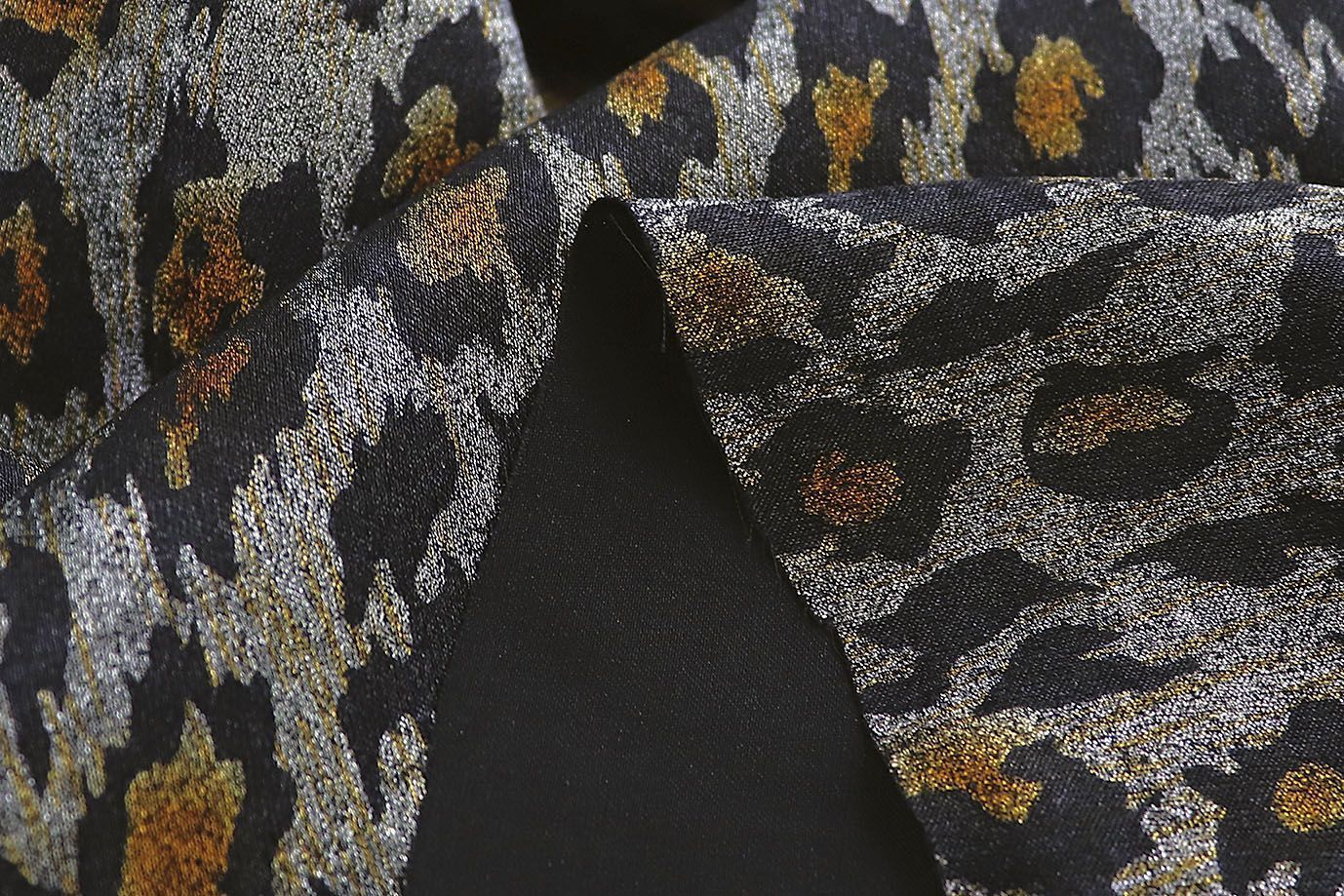 Шелк принт/леопард серо-коричневый 3778-PY/D#1/C#1