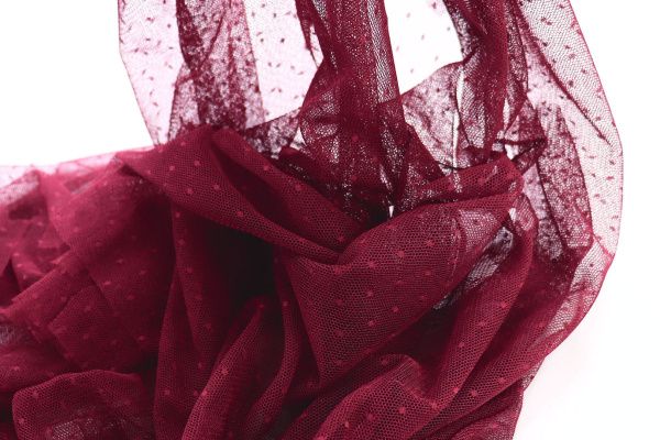 Сетка флок/бордовый 2293-PY/C#6