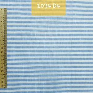 Хлопок принт/белый с голубым 1034/D#4