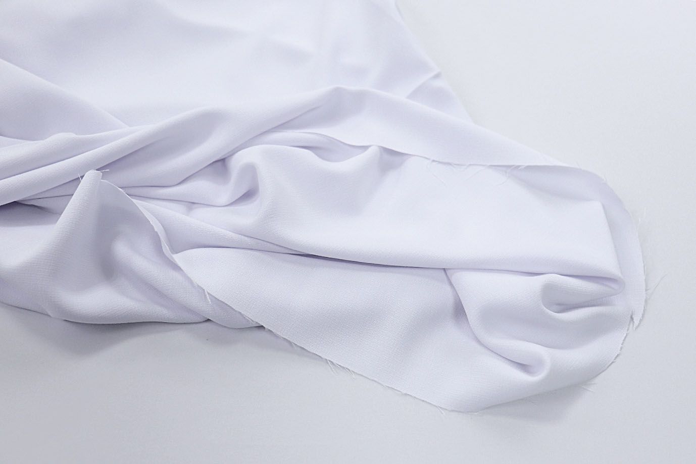 Блузочная ткань "Роуз" креп/белый 3477-PY/C#1