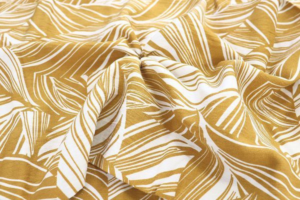 Лен БОХО принт/бело-коричневый 3591-PY/D#7/C#2