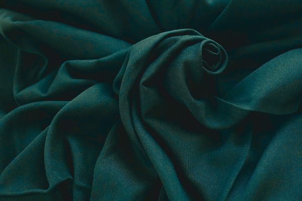 Штапель твил стрейч/темно-зеленый 4062-PY/C#3