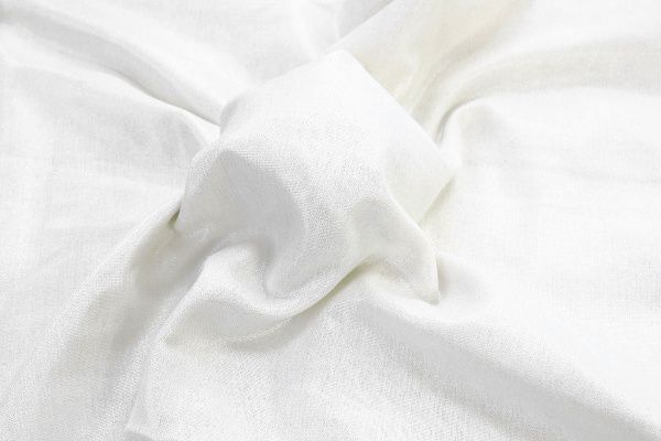 Лен с люрексом/белый 3799-PY/C#1