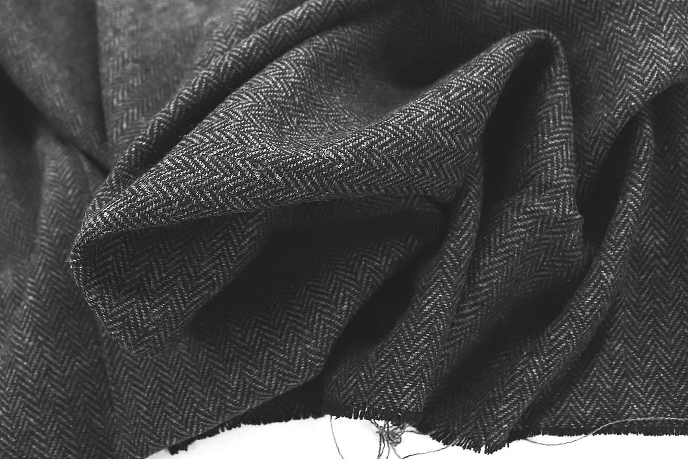 Костюмная ткань Твид/черно-серый 11777/C#4