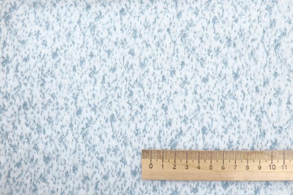 Трикотаж "Травка" принт/голубой на белом 3977-PY/D#2/C#3