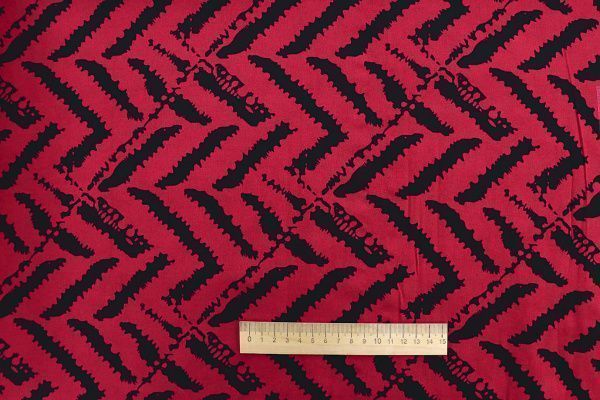 Штапель принт/черно-красный 1374-PY/D#45/C#1