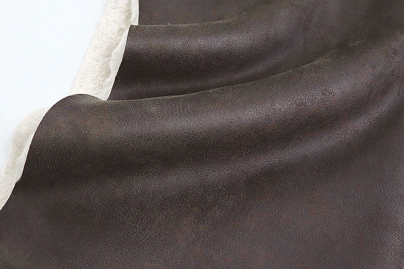 Дубляж мех "Кролик"/коричневый PRS-30007Z/C#G.WHT/Brown