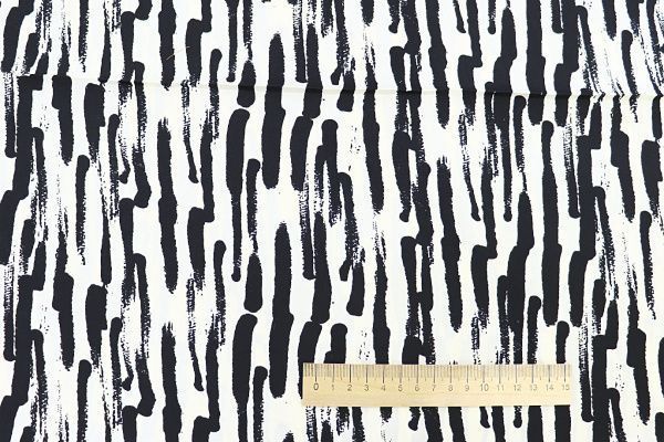 Сатин "Виктория" принт/бело-черный 3610-PY/D#4/C#1