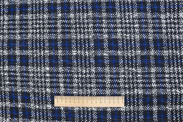 Трикотаж жаккард принт/серо-синий 3257-22-PY/D#5/C#4