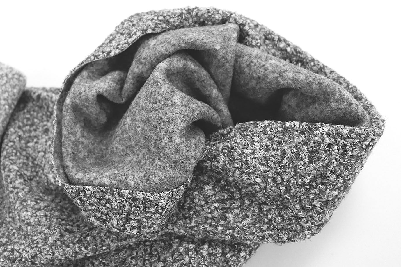 Пальтовая ткань "Букле"/черный 3966-PY/C#5 (12104) (12274)