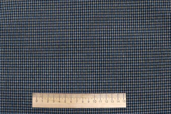 Костюмная ткань жаккард/клетка сине-желтая 3292-22-PY/D#B13300/C#5