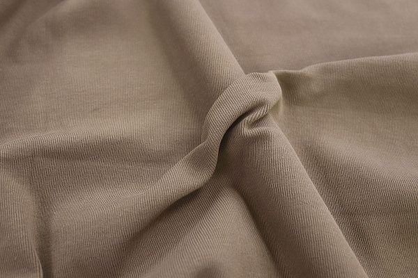 Трикотаж "Рибана"/темно-бежевый 0250/C#т.бежевый 18-1321TPX