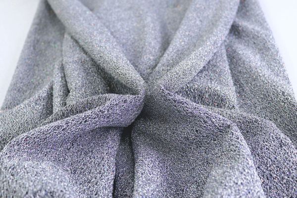 Трикотаж с люрексом/серо-сиреневый 3741-PY/C#1