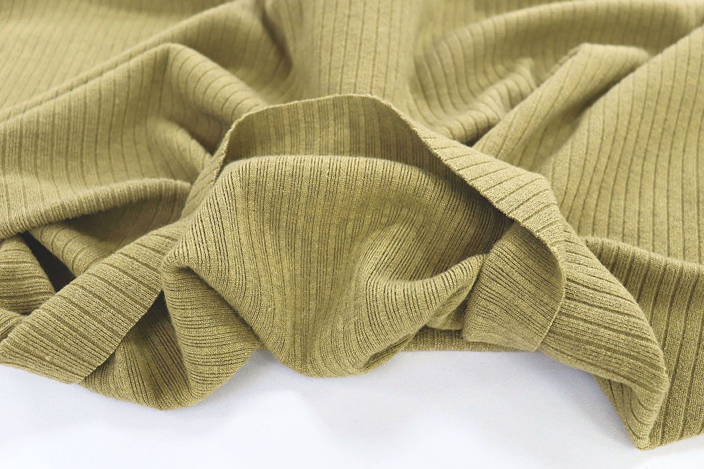 Трикотаж "Рибана"/хаки 3234-22-PY/C#19 (EU4299)